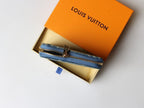 Denim All-Over Print Zip-Around Wallet
