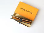 Textured Metal-Buckled Long Wallet