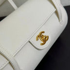 Gold Buckle Cylinder Bag