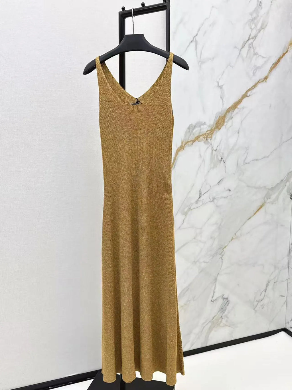 Signature Triangle V-Neck Shift Dress