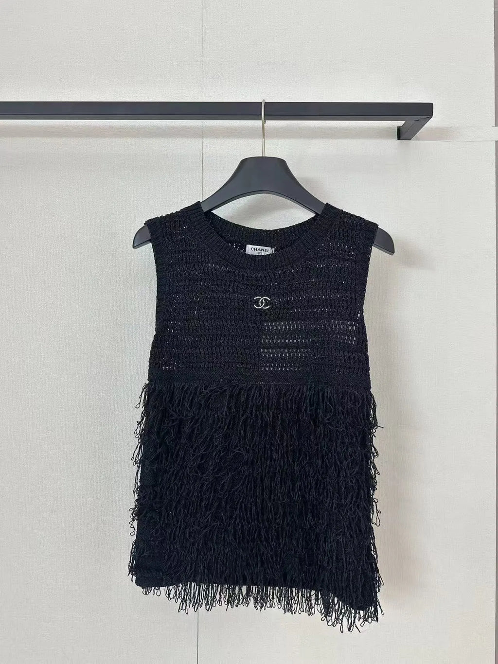 Patchwork Fringe Tank Top