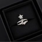 Comet Full-Diamond Ring