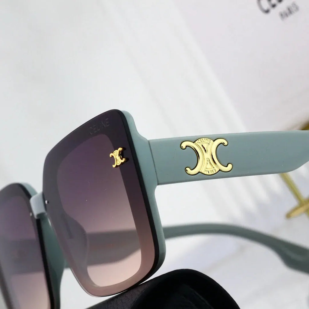 Full Frame Metal Pattern Sunglasses