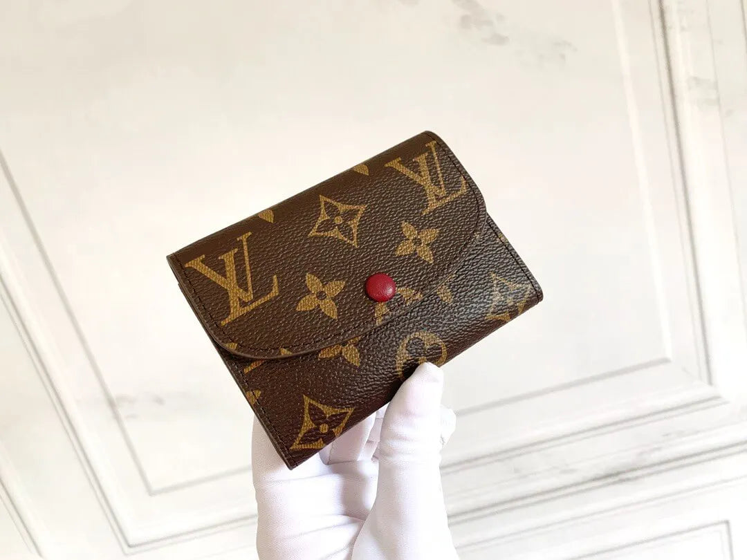 Multi-Color Button Mini Wallet