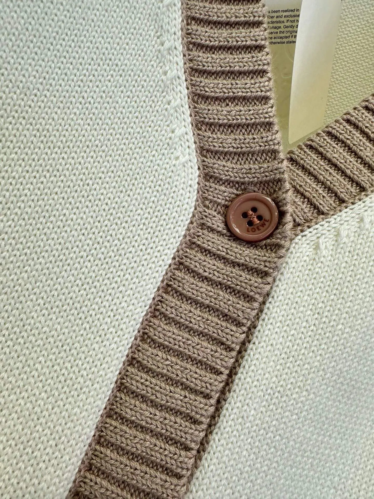 Dual Pocket Contrast Knit Cardigan