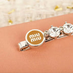 Fashionable Enamel & Diamond Hair Clip