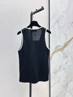 Detailed Cuff Design Tank Top