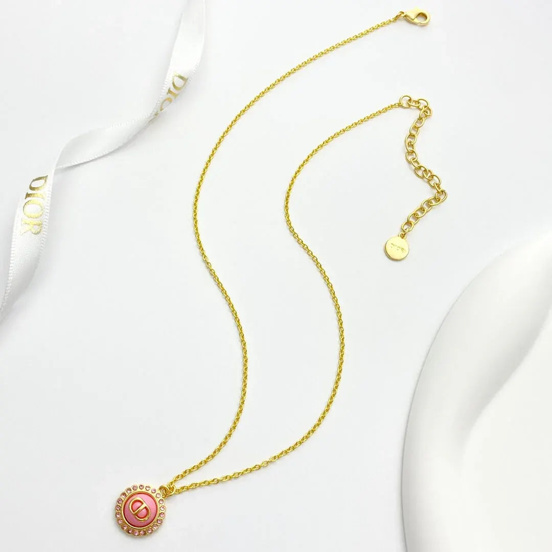 Signature Disk Pendant Chain