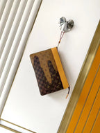 Classic Print Patchwork Clutch