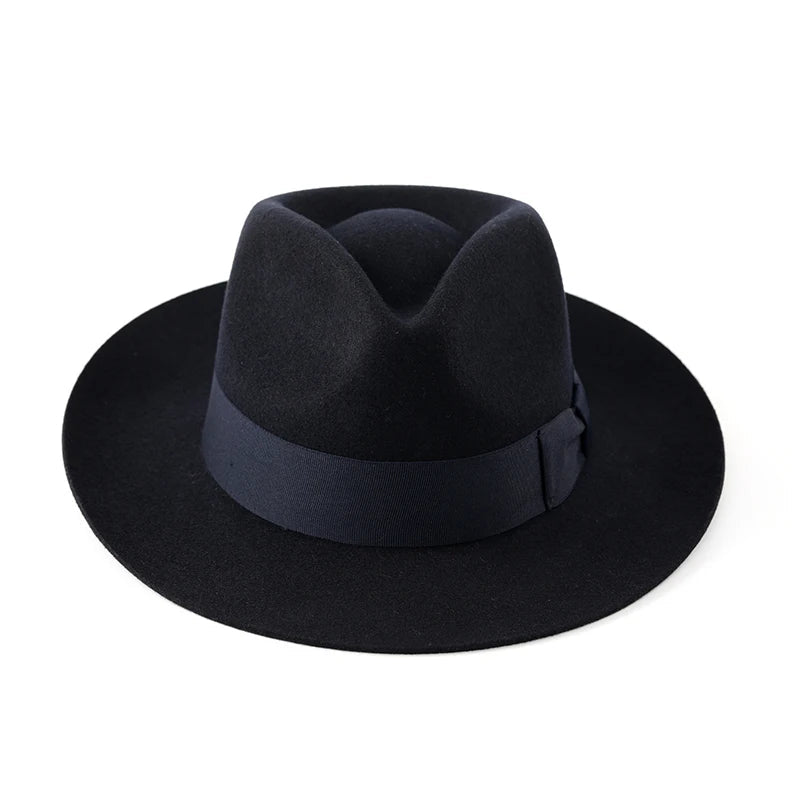 Retro Band‑Detail Fedora Hat