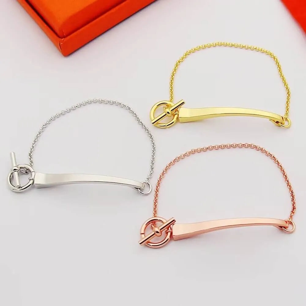 Classic Minimalist Clasp Bracelet