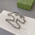 Minimalist Silver Chain Necklace