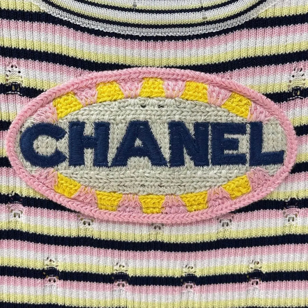 Letter Embroidered Colorful T-Shirt
