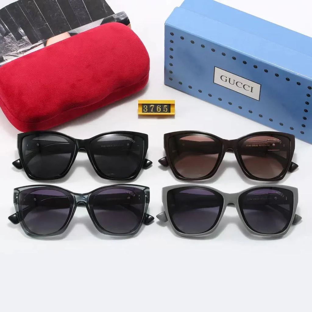 Square Round Frame Sunglasses