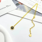 Signature Disk Pendant Chain