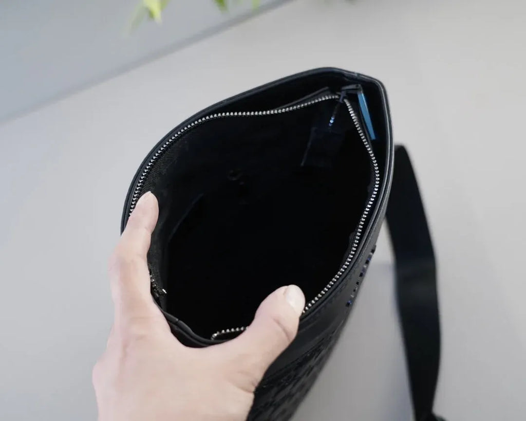 Double G Leather Mini Crossbody Bag