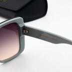 Full Frame Metal Pattern Sunglasses