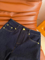 Dark Wash Bootcut Denim Pants