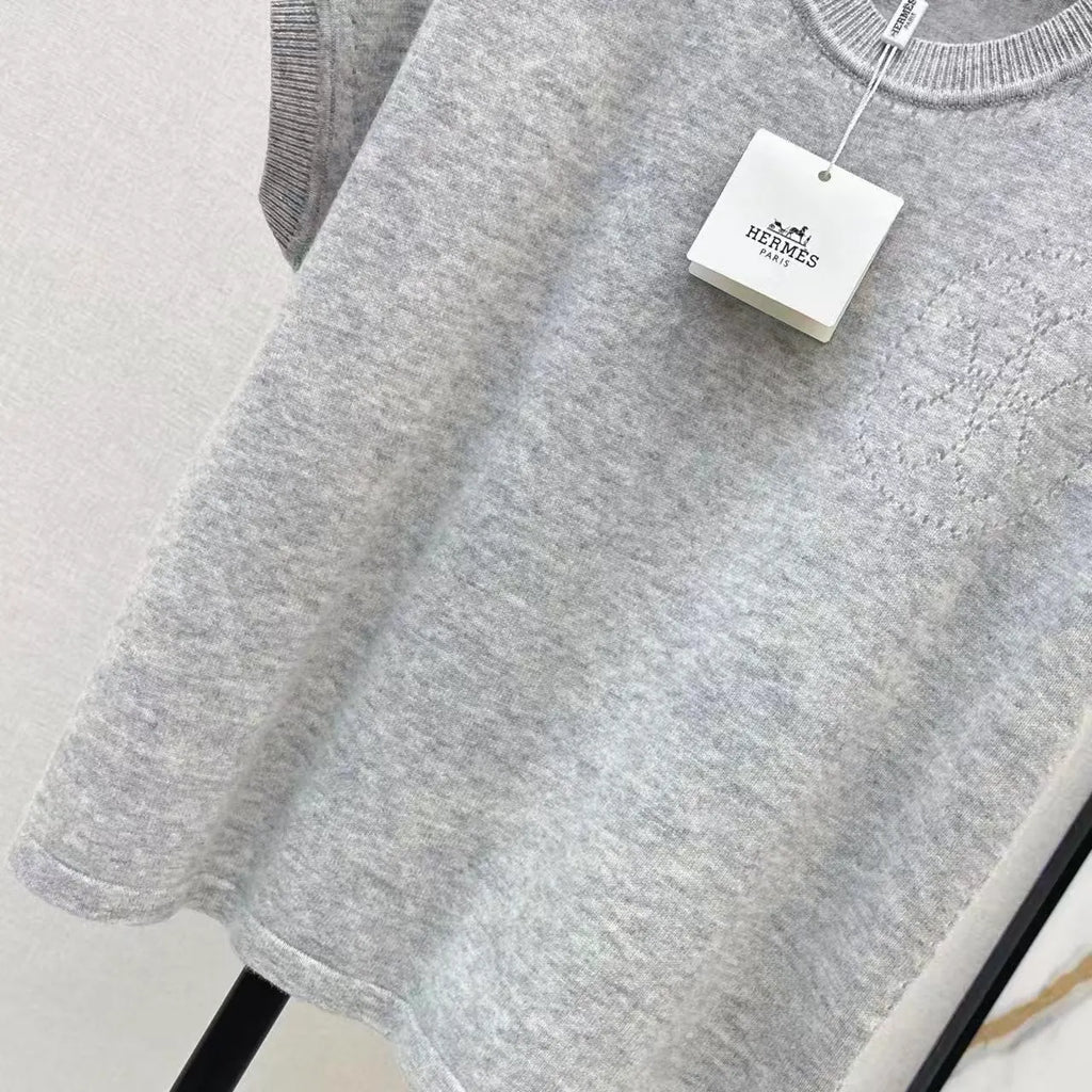 Minimalist Cashmere Short Sleeve