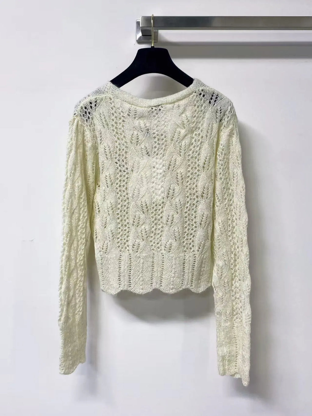 Fall Cropped V-Neck Cardigan