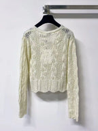 Fall Cropped V-Neck Cardigan