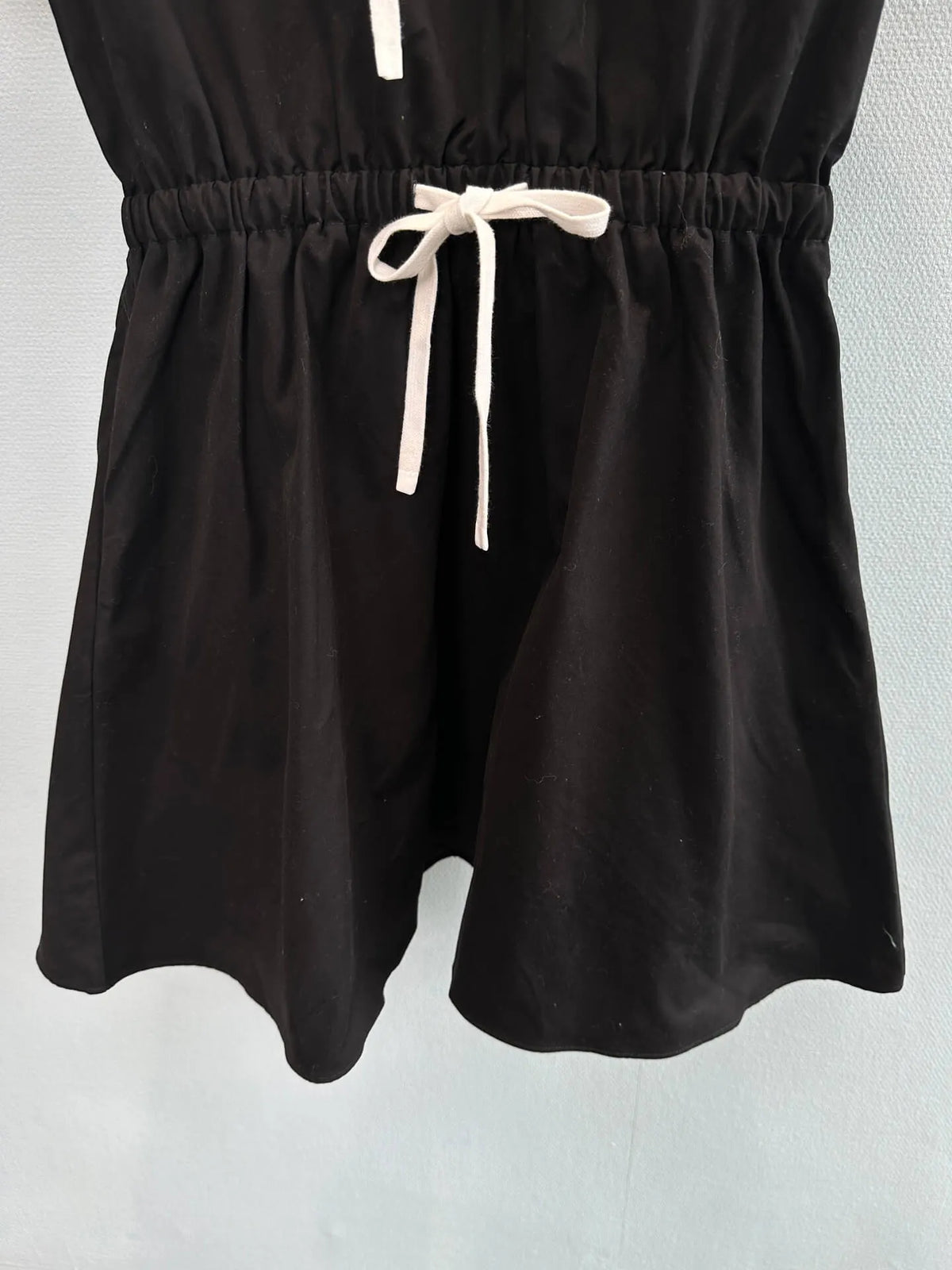 Hooded Drawstring Playsuit