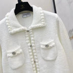 Elegant Collared Knit Cardigan