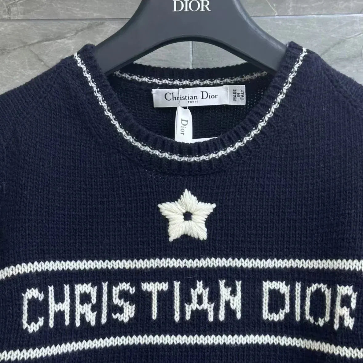 Classic Star Embroidered Knit Short Sleeve