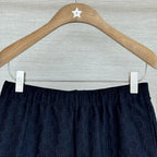 Elastic Waist Jacquard Mini Shorts