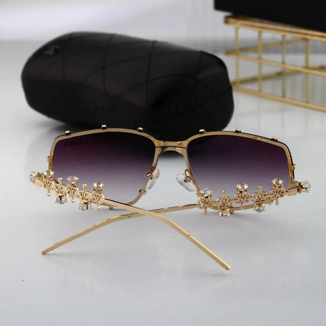 Diamond-Style Visor Sunglasses