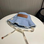 Vintage Textured Knit-Look Bucket Hat