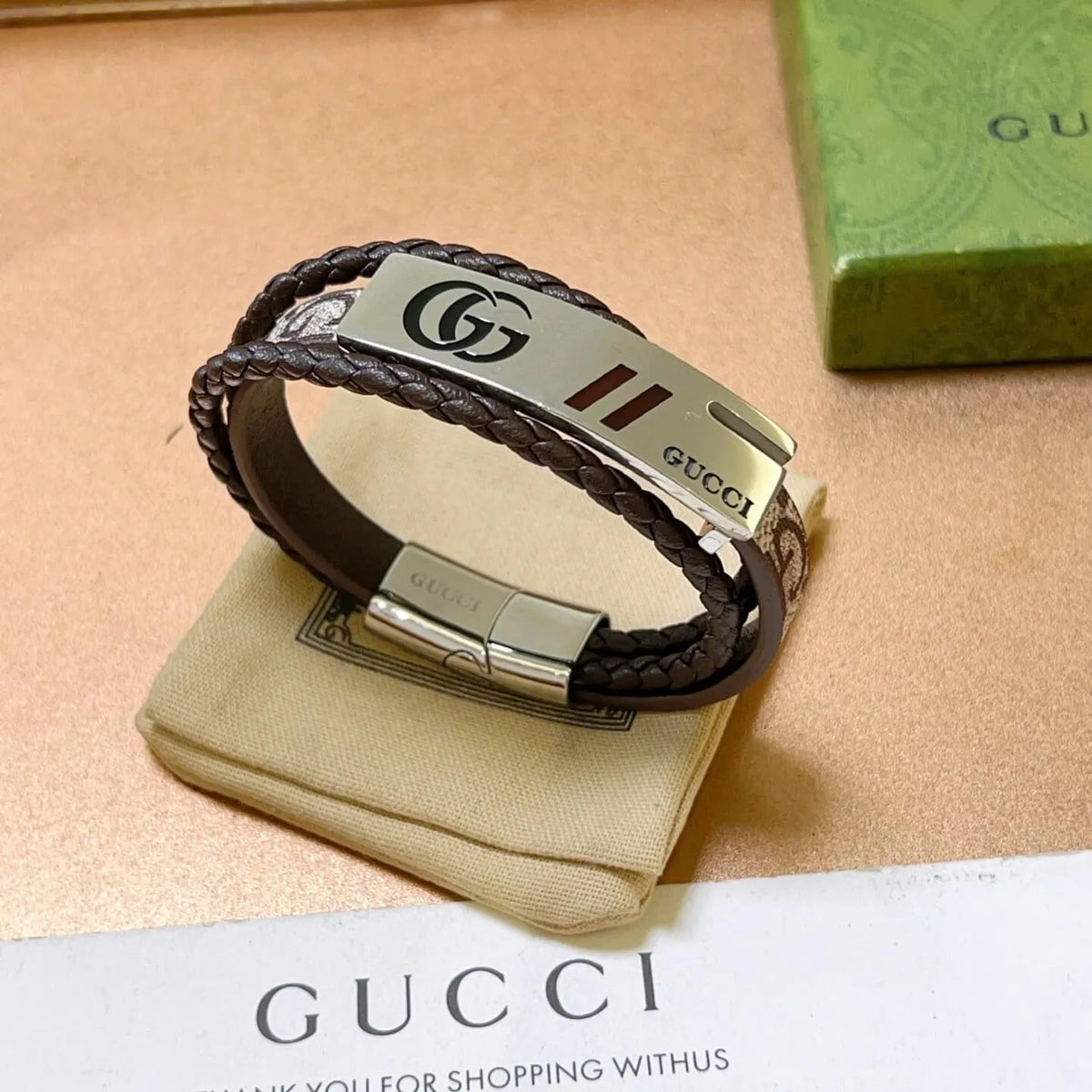 Three-Layer Leather Bracelet