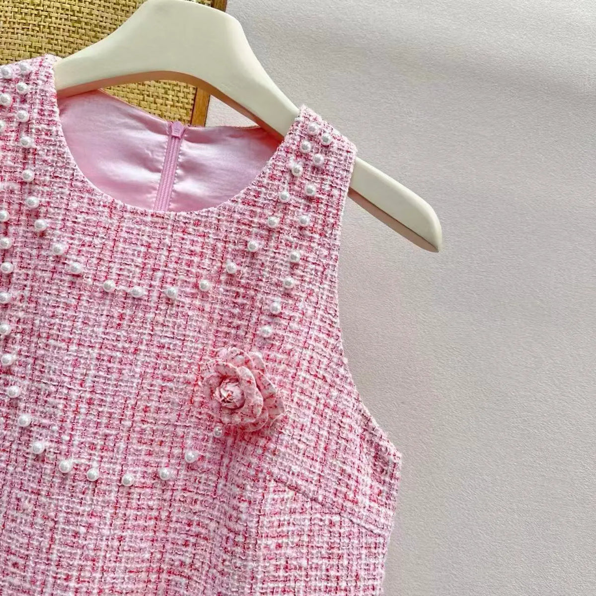 Woven Fabric Sleeveless Dress