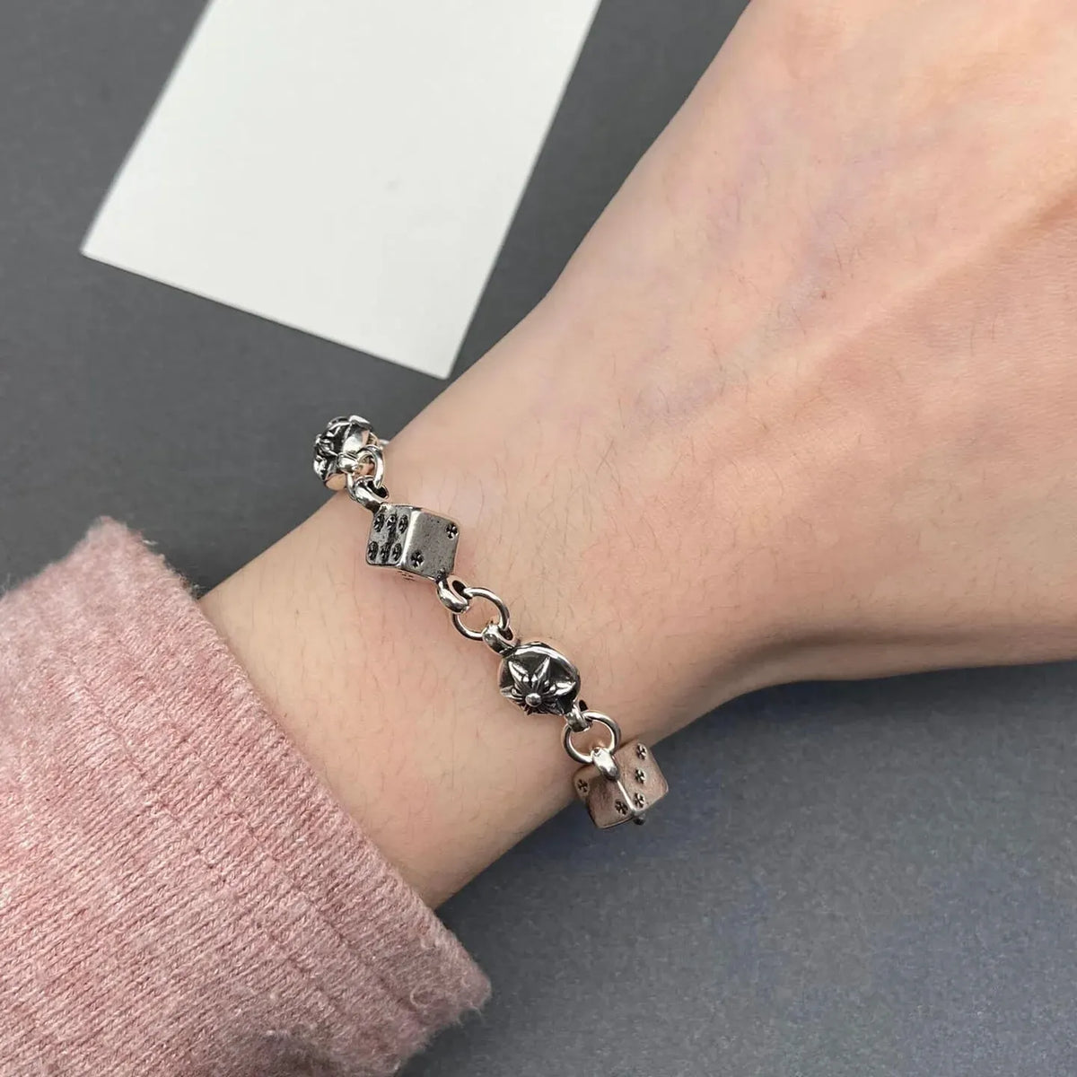 Trendy Dice Hexagram Bracelet