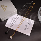 Celestial Saturn Pendant Necklace