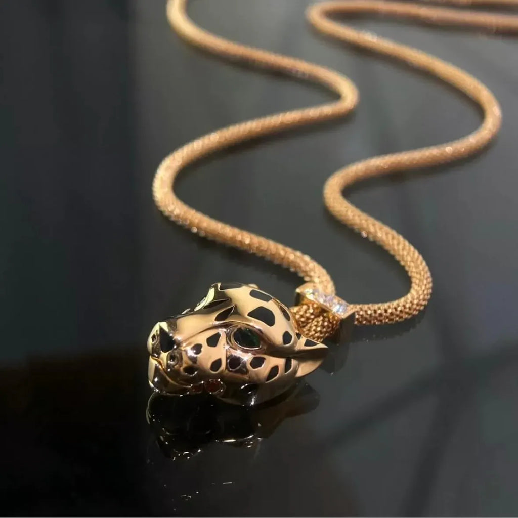 Leopard Head Design Necklace
