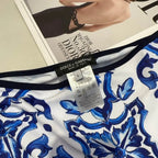 Blue Willow Pattern Swimsuit