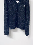 Shimmer Sequin Knit Sweater