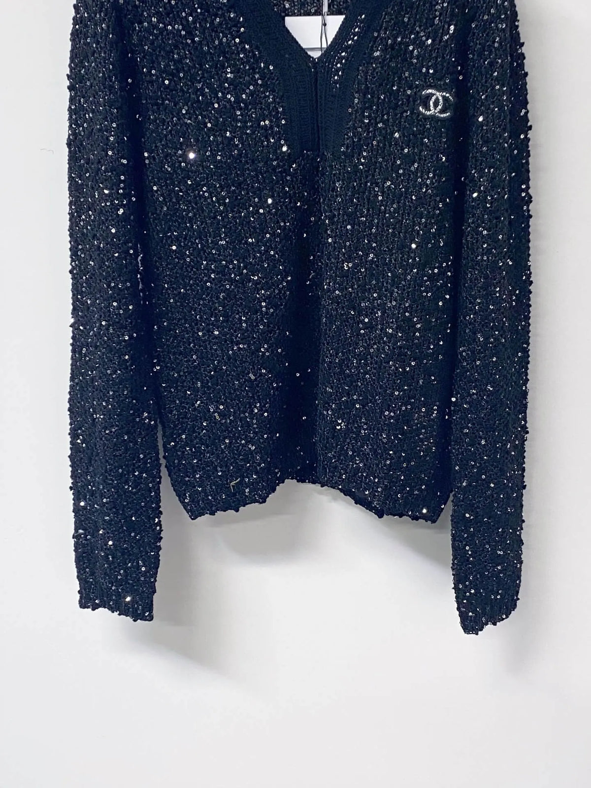 Shimmer Sequin Knit Sweater
