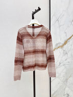Loose Breath Gradient Knit Top
