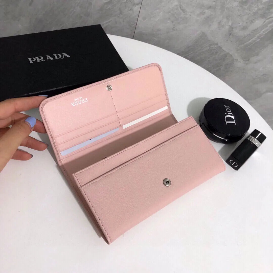 Fabric Long Flap Trendy Wallet