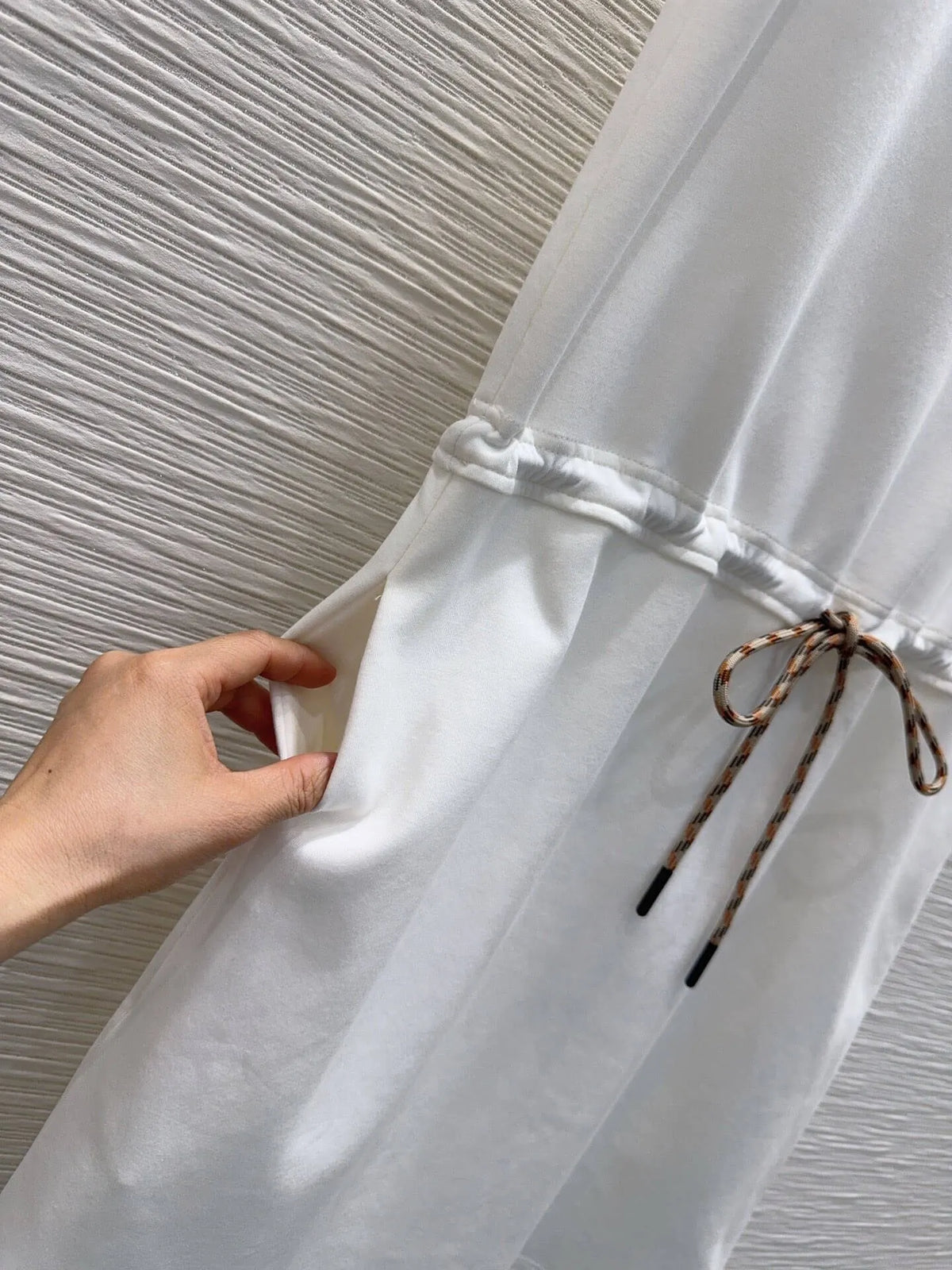 Plaid Patch Sleeveless Sweat Dress