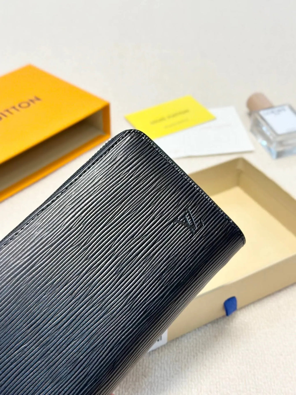Epi Leather Zip-Around Long Wallet