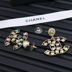 Colorful Star Statement Earrings