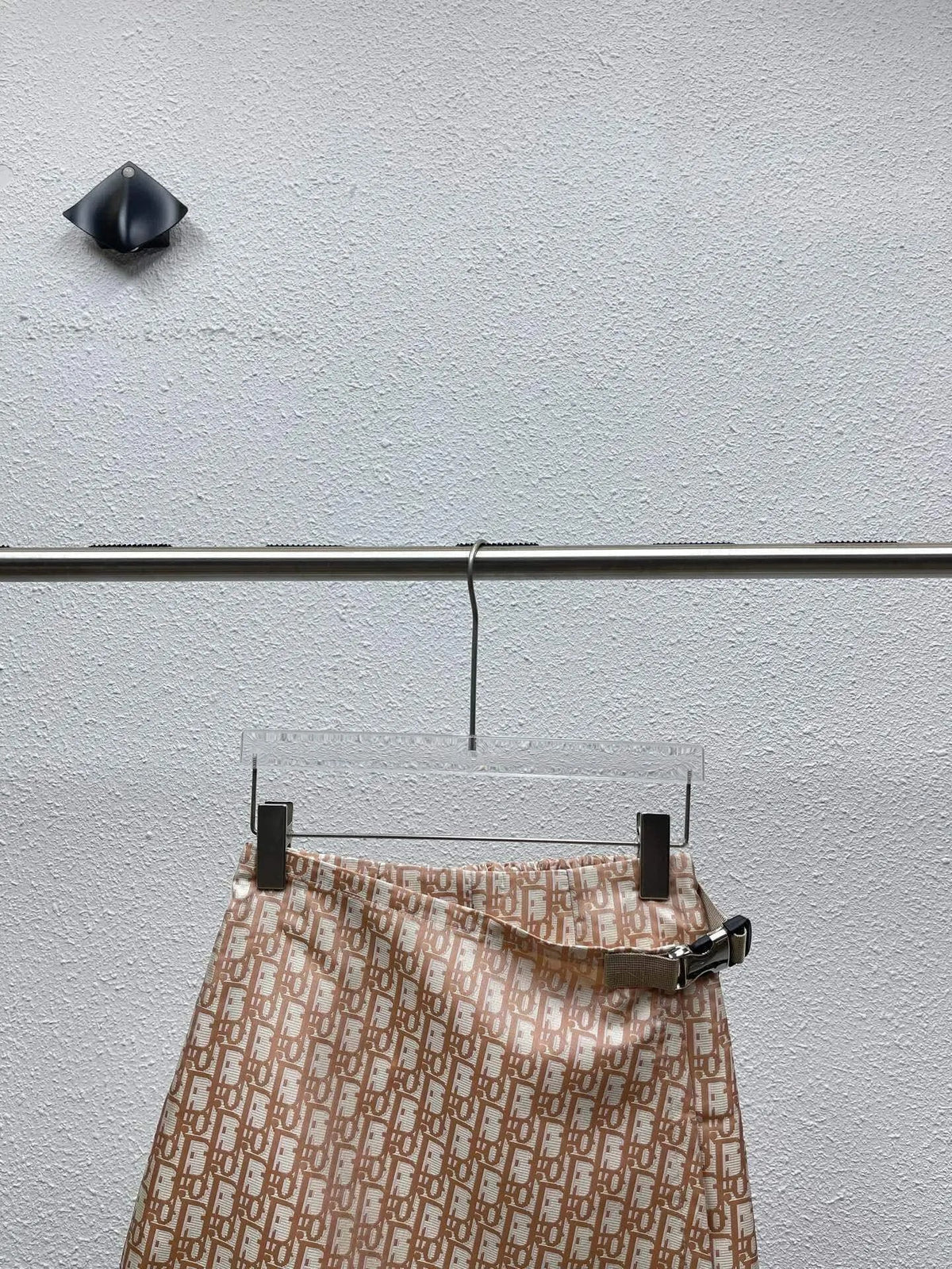 Glossy Letter A-Line Skirt
