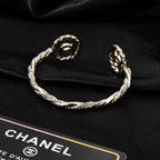 Diamond-Encrusted Cuff Bracelet