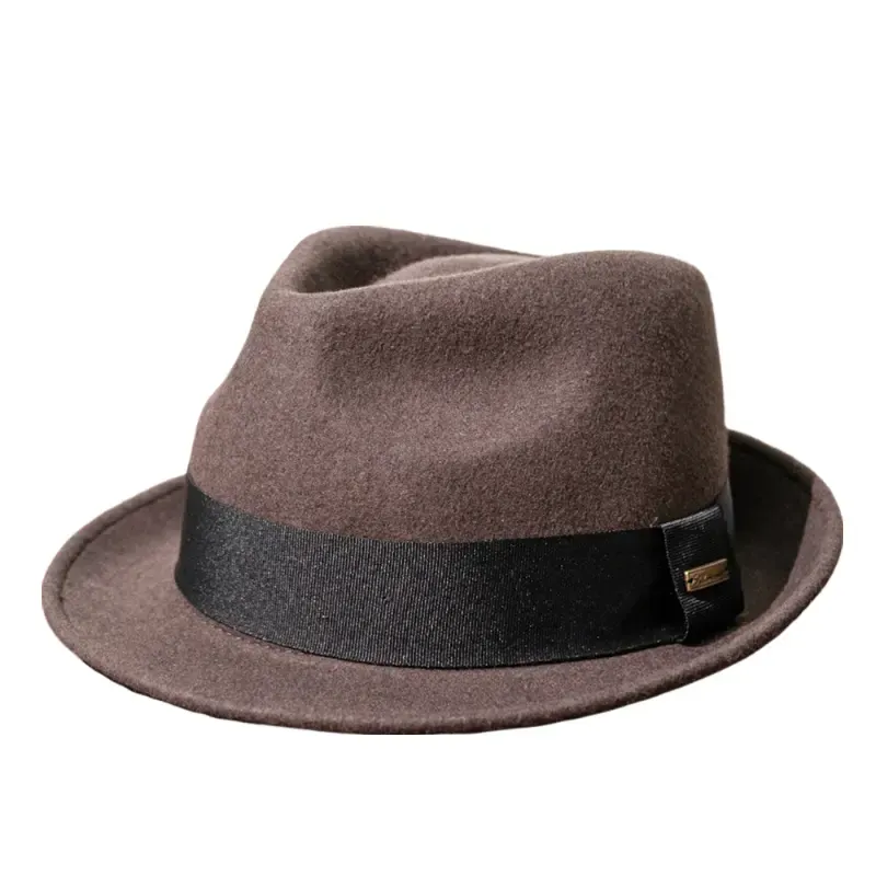 Floral Accent Fedora Hat