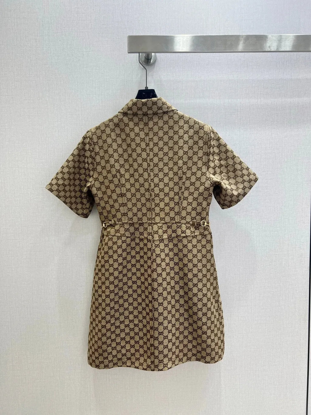 All Print Zip Mini Dress