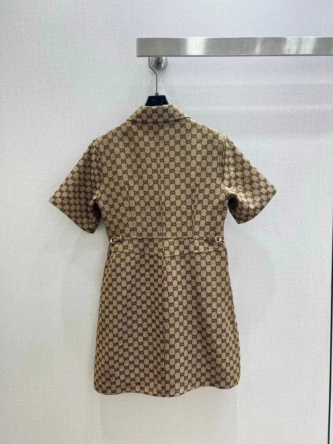 All Print Zip Mini Dress