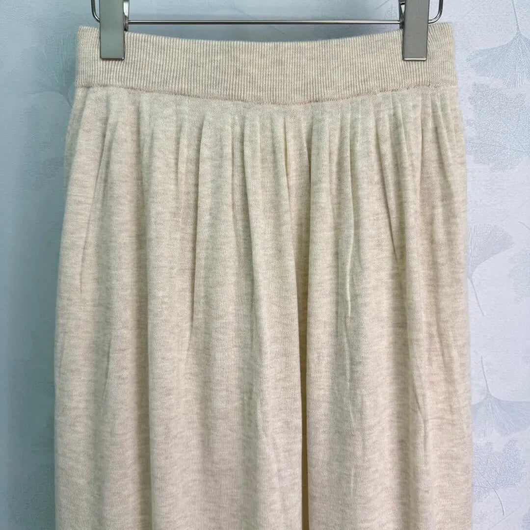 Tie Shawl Knit Two-Piece Set